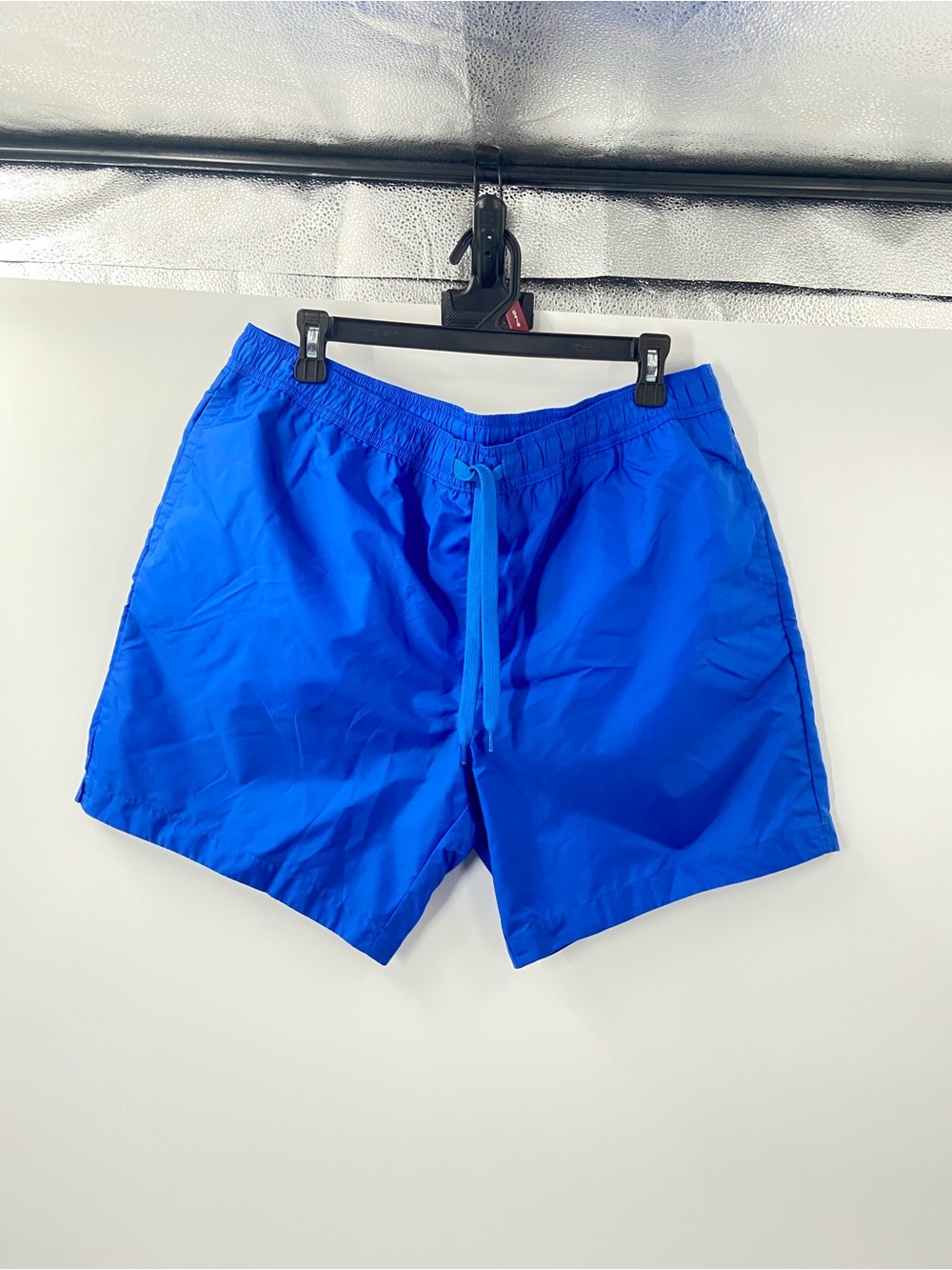 NWT Burberry Men's Martin Canvas Blue Boxer Swim Shorts XL 8084322